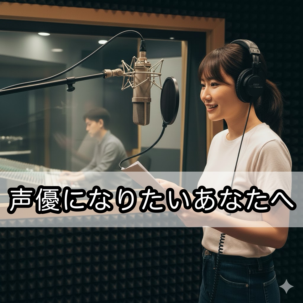 【声優になりたい！】声優を目指すなら知っておきたい「姿勢」のワンポイント講座