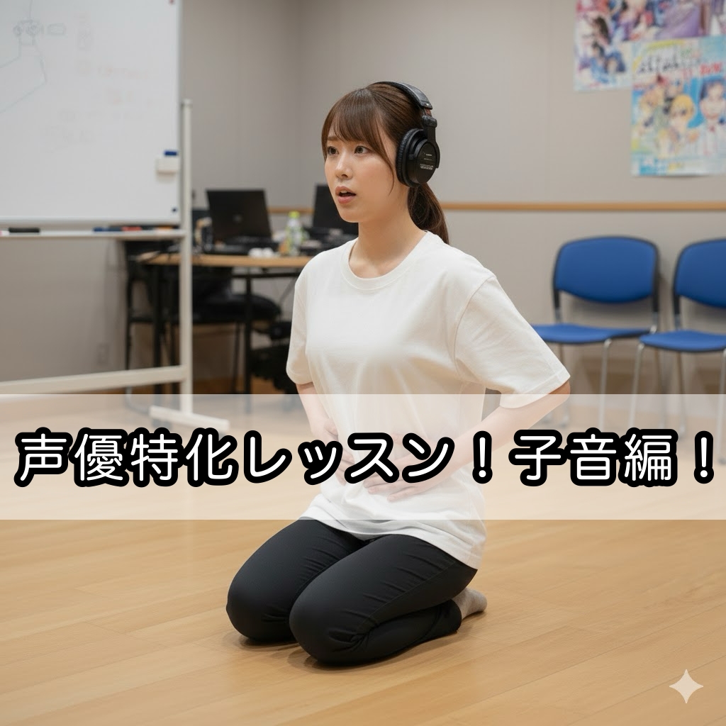 【声優特化レッスン】声優の滑舌が劇的に変わる「子音だけ読み」トレーニングの秘密！