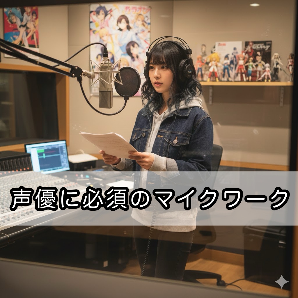 【声優のためのボイトレ講座】自宅収録で差がつく「マイクワーク」のコツ🎤