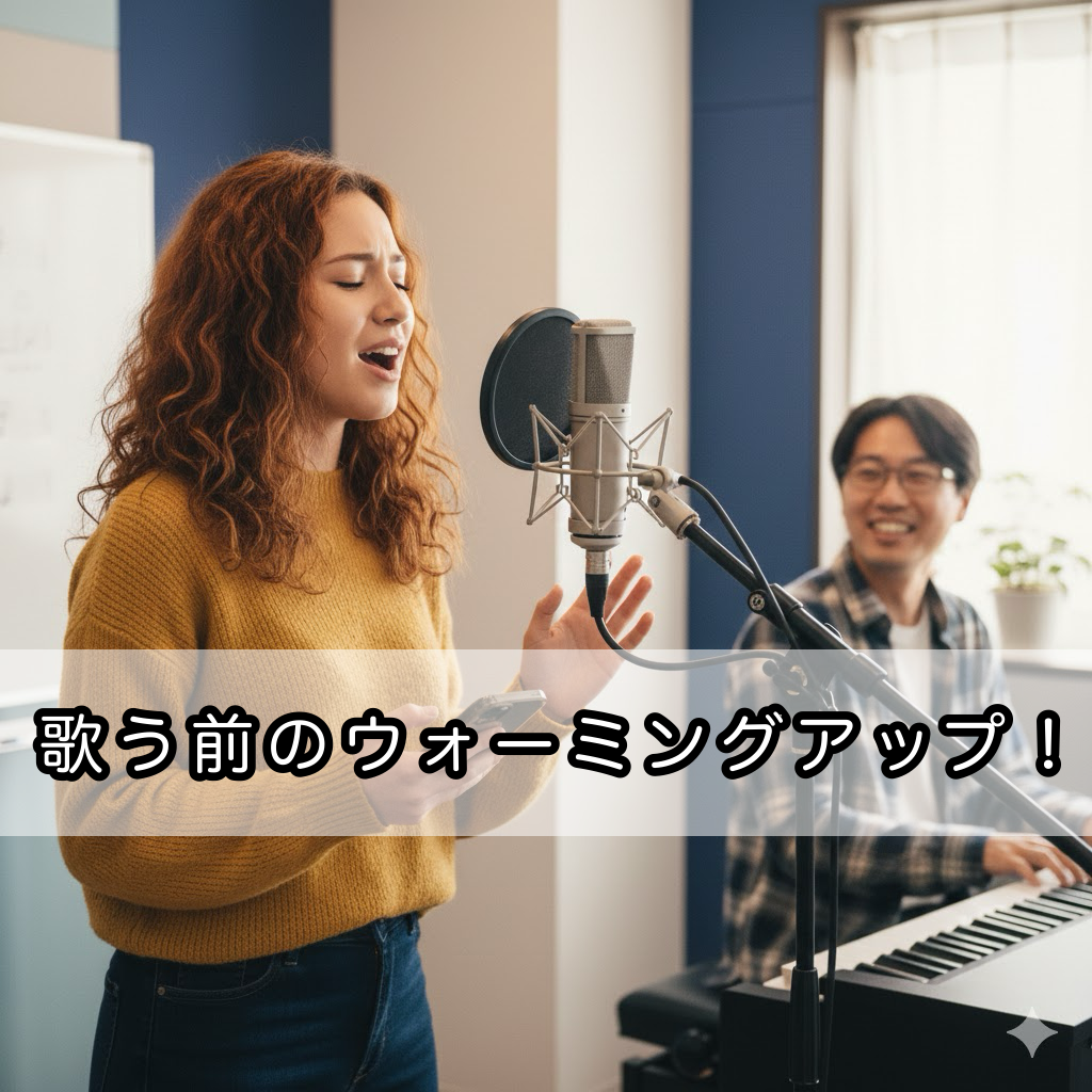 【歌う前のウォーミングアップ！】蒲田で学ぶ「最高の1曲目」を歌うための発声準備体操