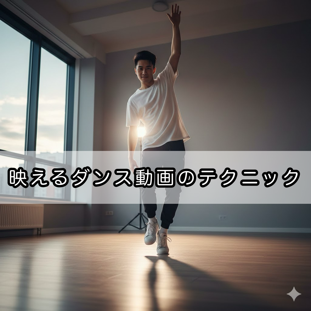 【映えるダンス動画のテクニック】SNSにアップしたい人のために