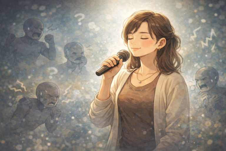 🎤歌がうまく聞こえる人は、〇〇が静か🎤