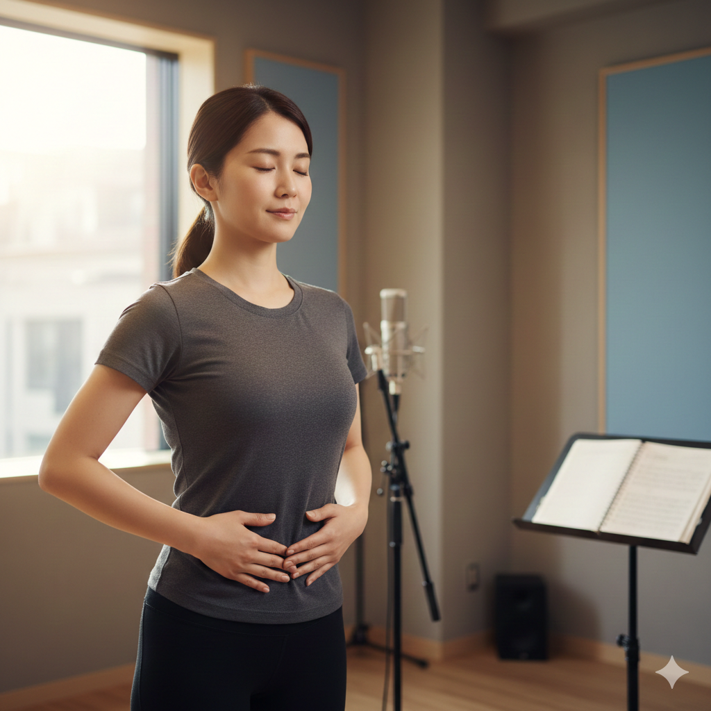 【NAYUTAS鹿児島中央校】 お腹に手を当てた腹式呼吸ワーク
