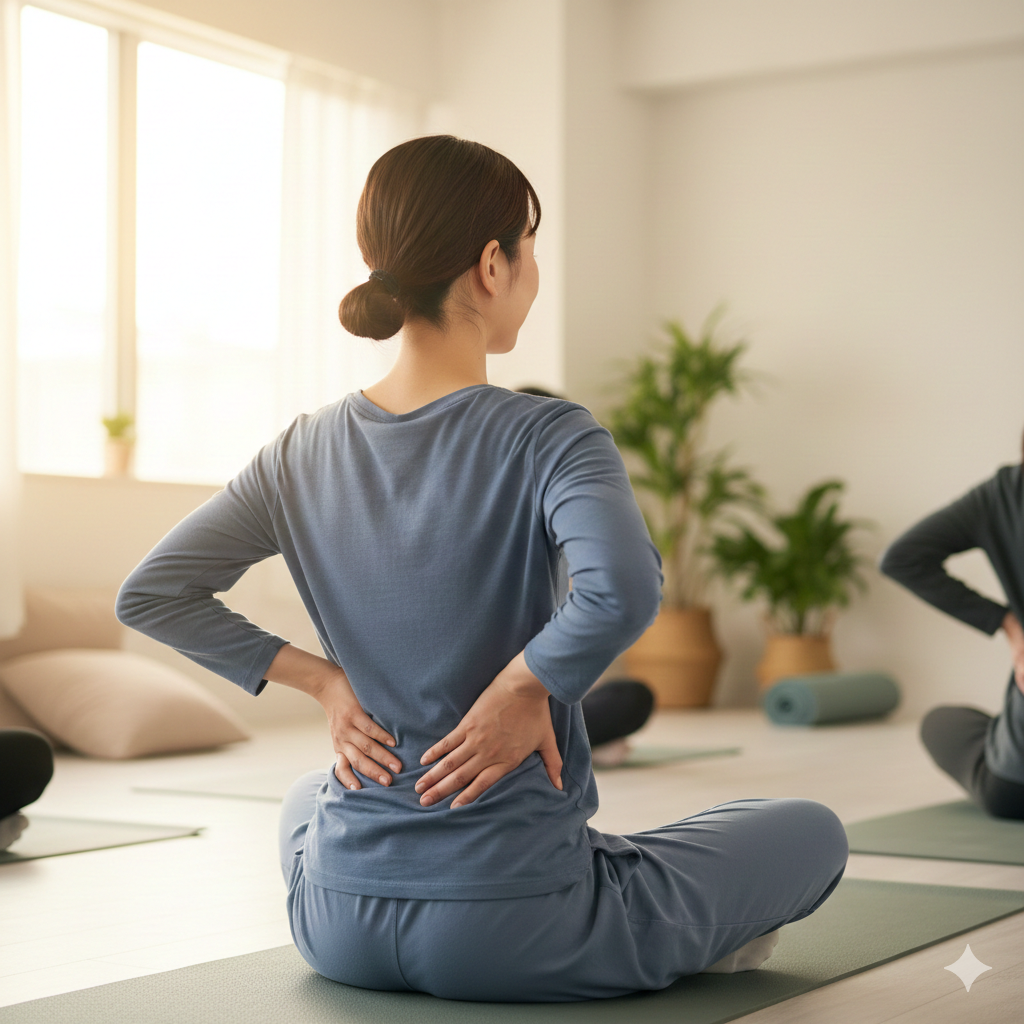 【NAYUTAS鹿児島中央校】 背中で呼吸してみる実験ワーク