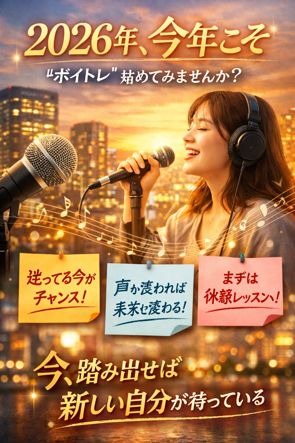 「今年こそボイトレ」を、まだ“今年の目標”のままにしないために