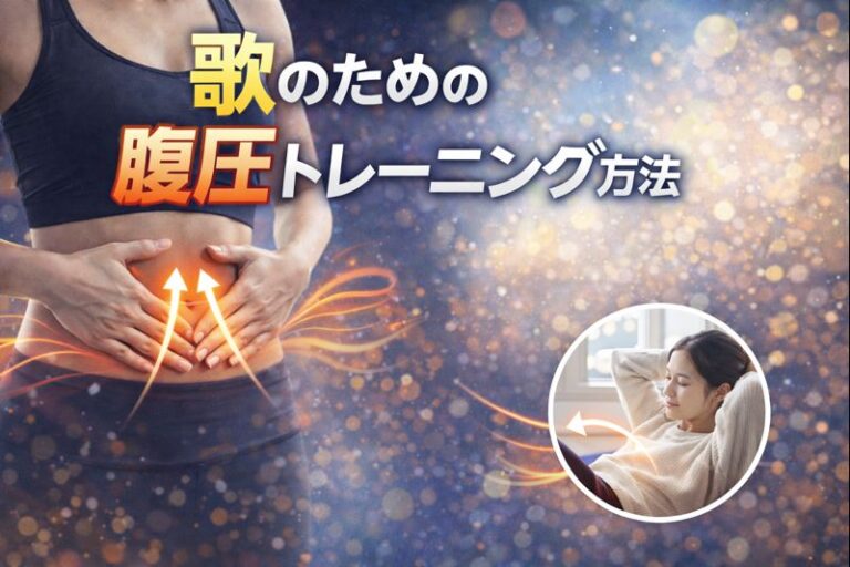 歌がうまくなる！腹圧トレーニングで安定した歌声に💫