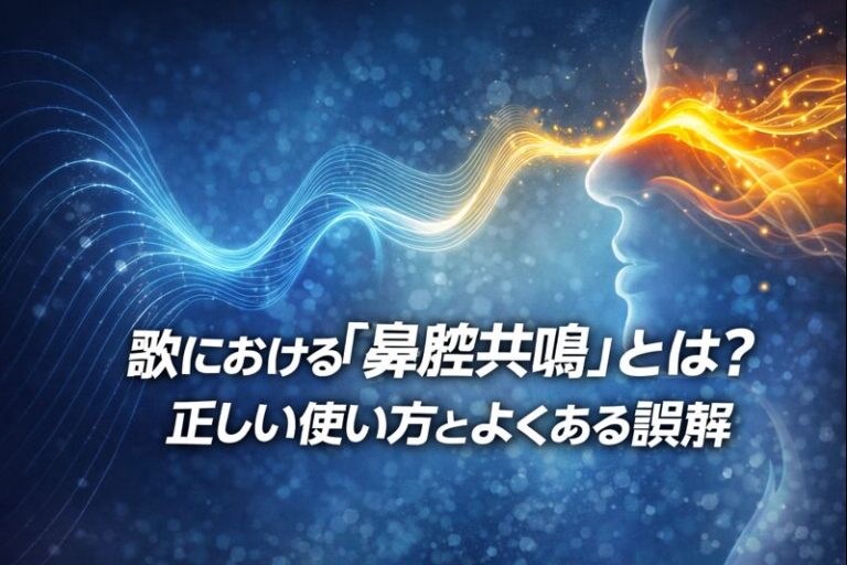 [ナユタス江坂校]歌における「鼻腔共鳴」とは？正しい使い方とよくある誤解