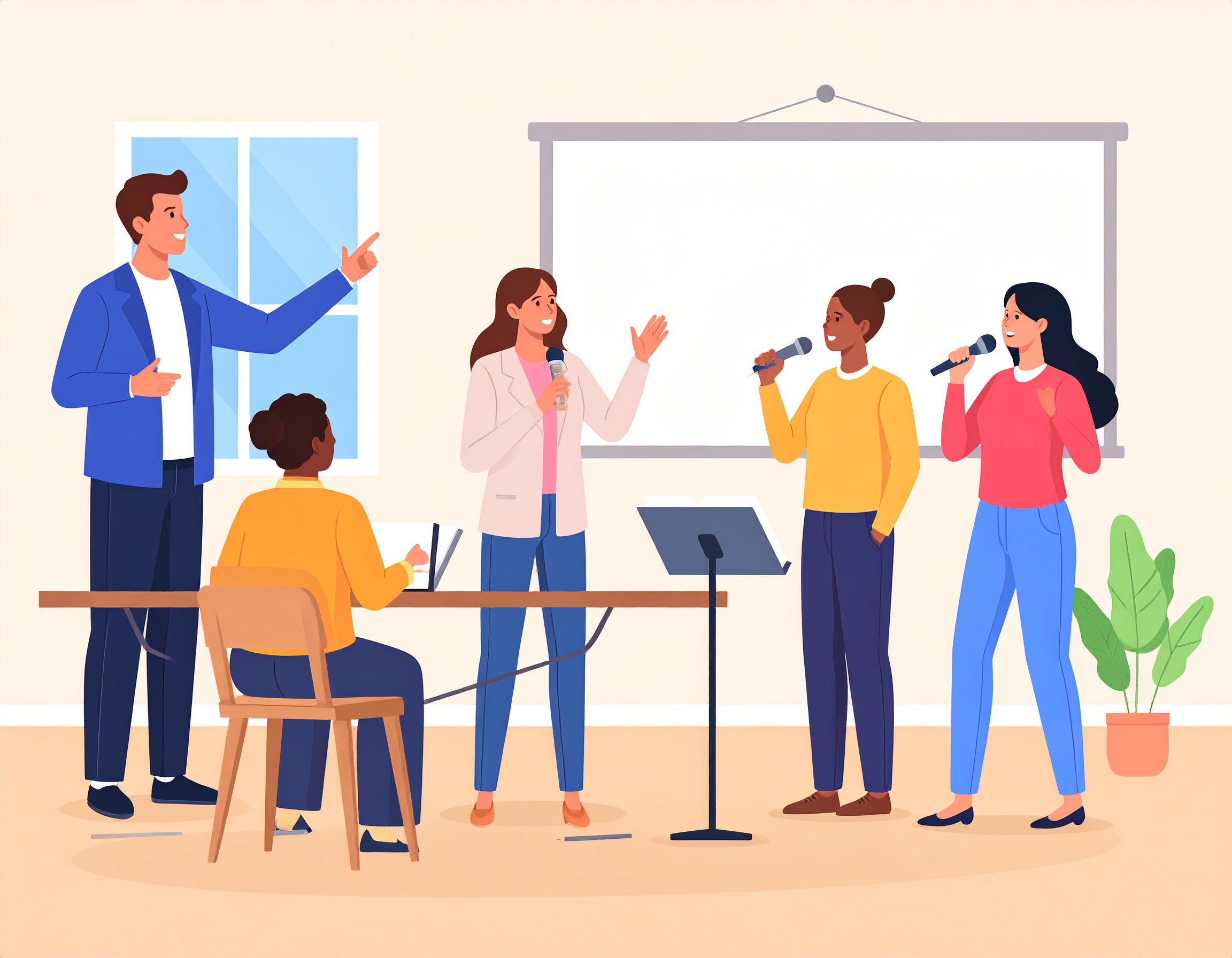 目的に対応したボイトレレッスン