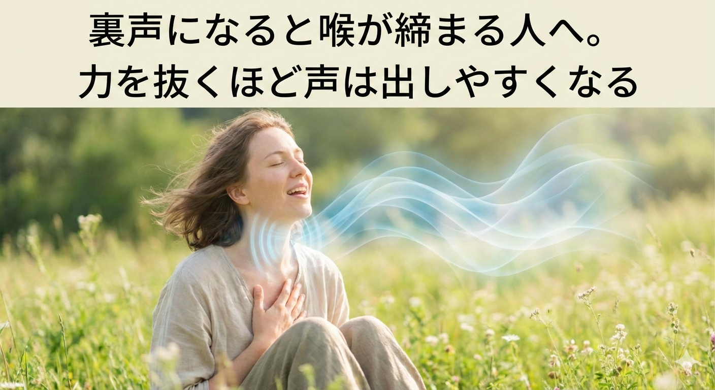 裏声になると喉が締まる人へ。力を抜くほど声は出しやすくなる - NAYUTAS水戸校(助川)