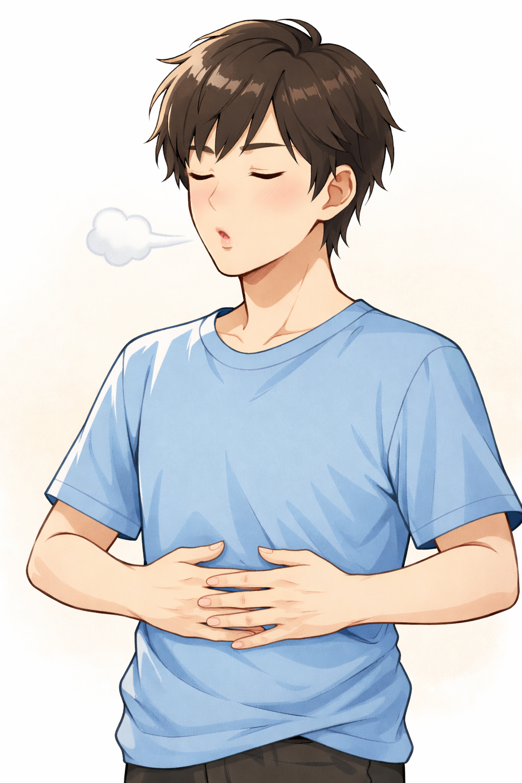 腹式呼吸、まずはこれだけで大丈夫