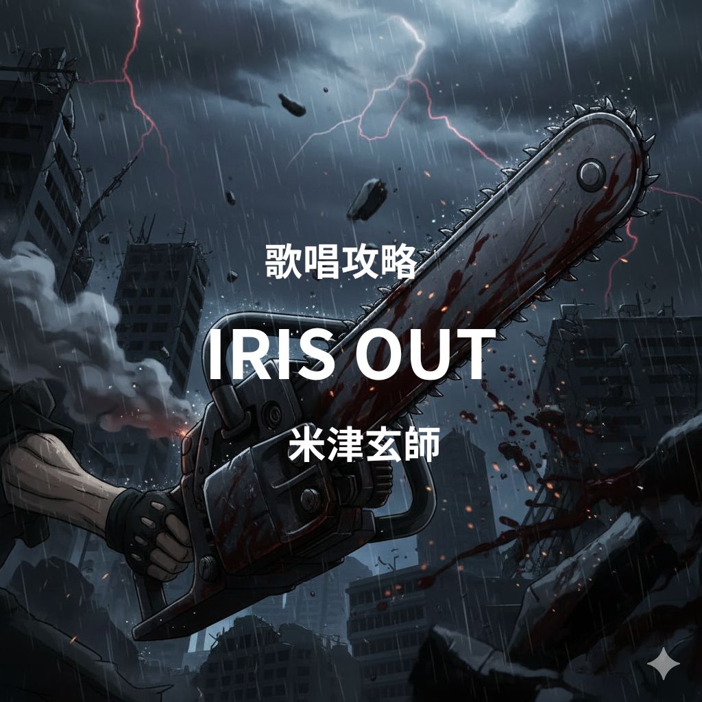 「IRIS OUT」(米津玄師)歌唱攻略！～ボイトレ・ダンス・ギター無料体験受付中　ナユタス府中校