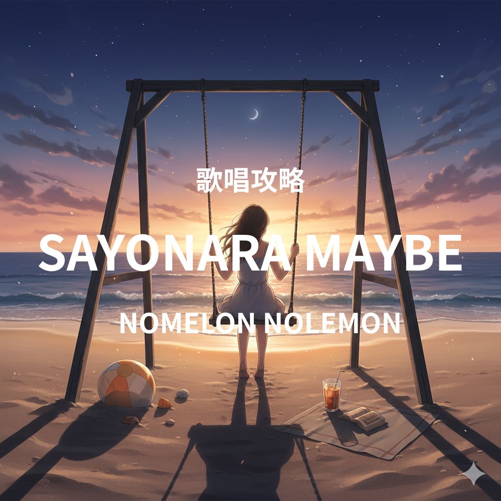 「SAYONARA MAYBE」（NOMELON NOLEMON）歌唱攻略！～ボイトレ・ダンス・ギター無料体験受付中　ナユタス府中校
