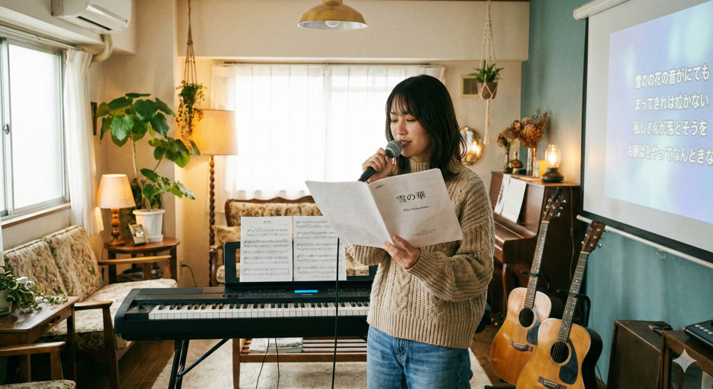 中島美嘉『雪の華』裏声と地声を美しく繋ぐコツ！ミックスボイス入門【所沢のボイトレ教室】ナユタス所沢校