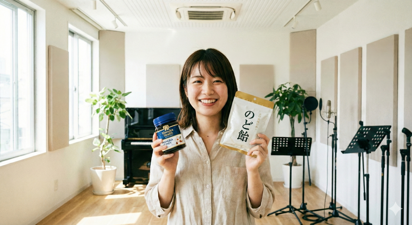 冬の乾燥に負けない！プロが持ち歩く「のど飴」と最強の保湿ルーティン【所沢のボイトレ教室】ナユタス所沢校