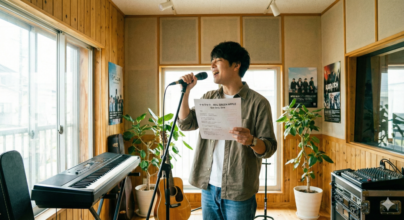 Mrs. GREEN APPLE『ケセラセラ』難易度S級！地声のような超高音を出すための息と支え【所沢のボイトレ教室】ナユタス所沢校