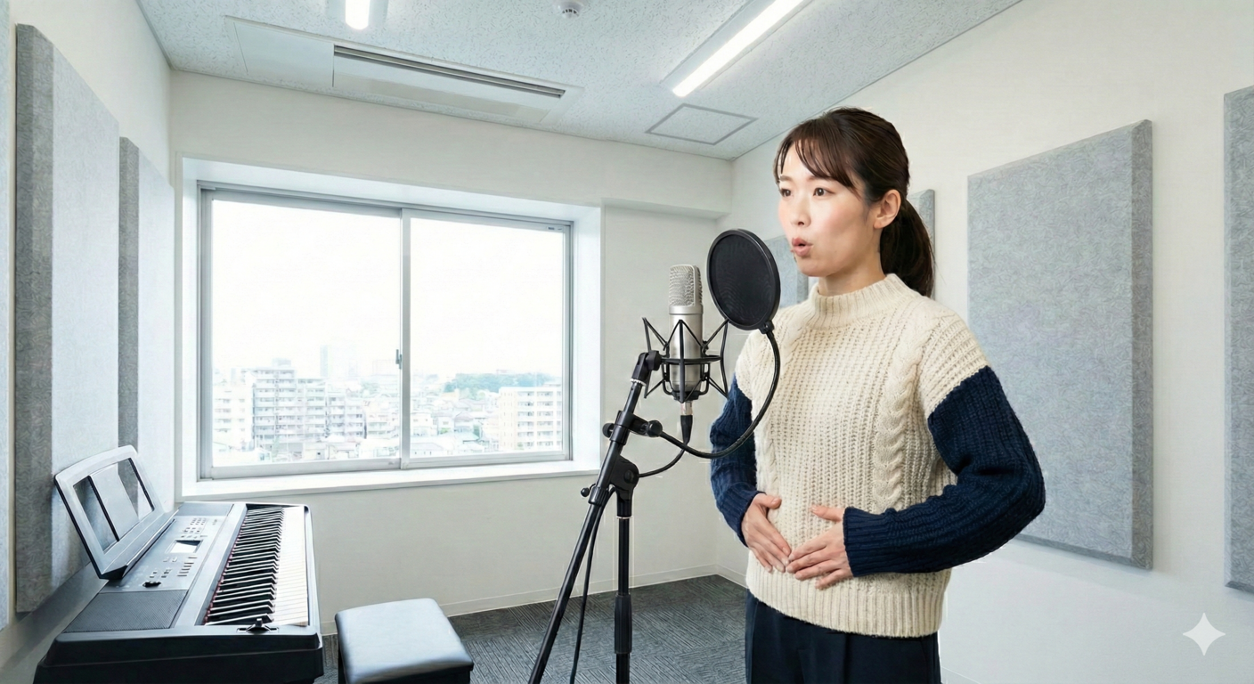 正月太りは歌にも悪影響！？「声量」と「体型」を同時に取り戻す代謝アップ呼吸法【所沢のボイトレ教室】ナユタス所沢校