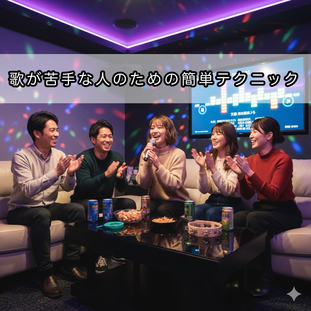 カラオケで盛り上がる！  【歌が苦手な人のための簡単テクニック】