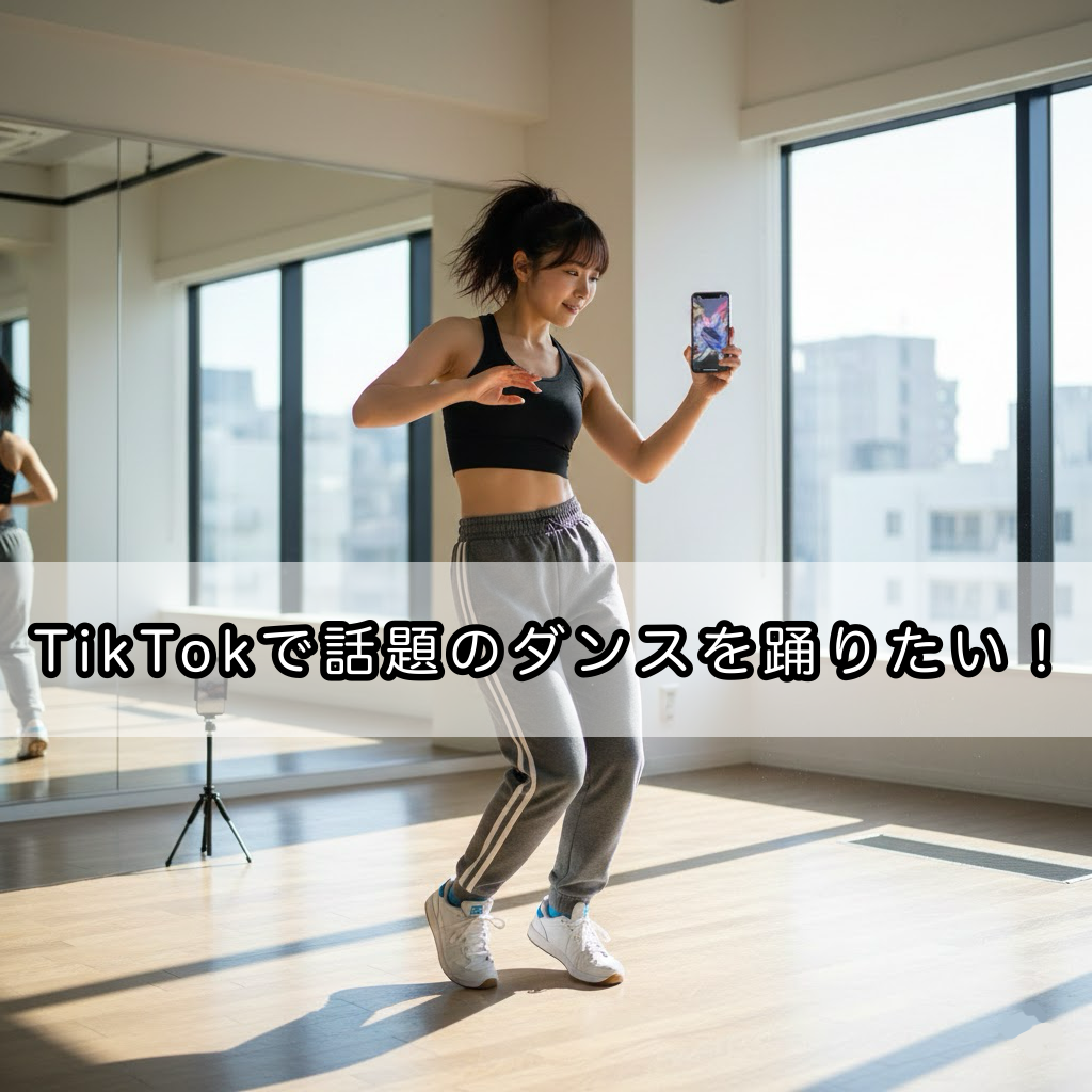 【TikTokで話題のダンスを踊りたい！】流行りの振付を覚えるコツ✨