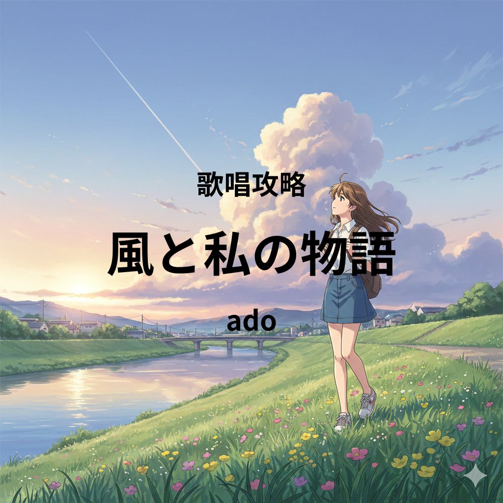 「風と私の物語」(Ado)歌唱攻略！～ボイトレ・ダンス・ギター無料体験受付中　ナユタス府中校