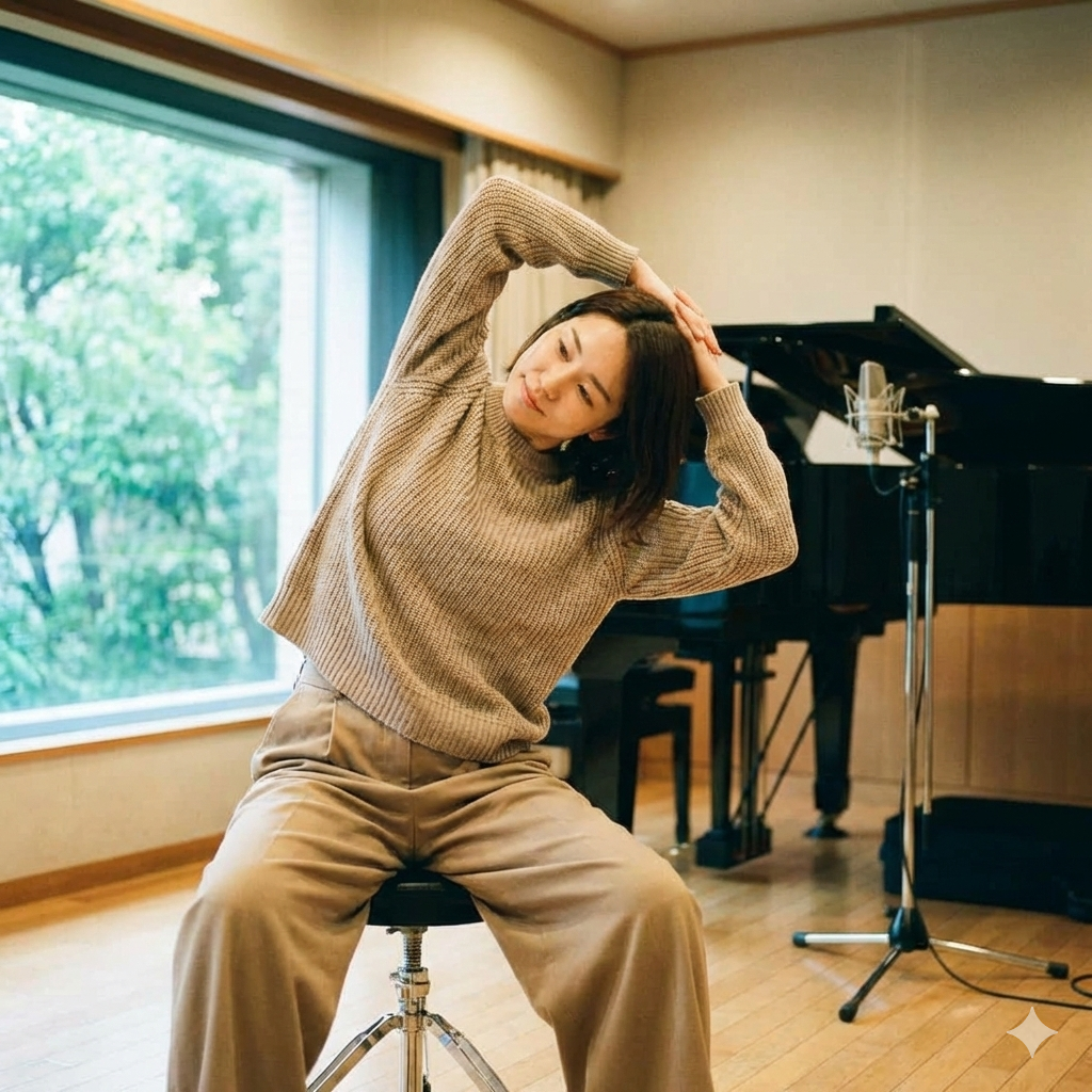 声が安定する「肋骨を広げるストレッチから発声につなぐ流れ」とは？