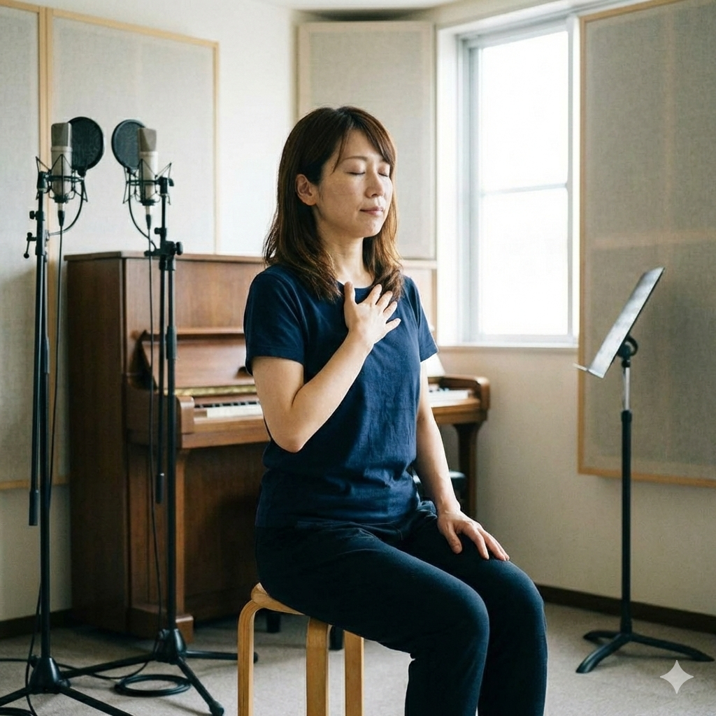 【NAYUTAS鹿児島中央校】 瞑想呼吸で「声の静けさ」を体感