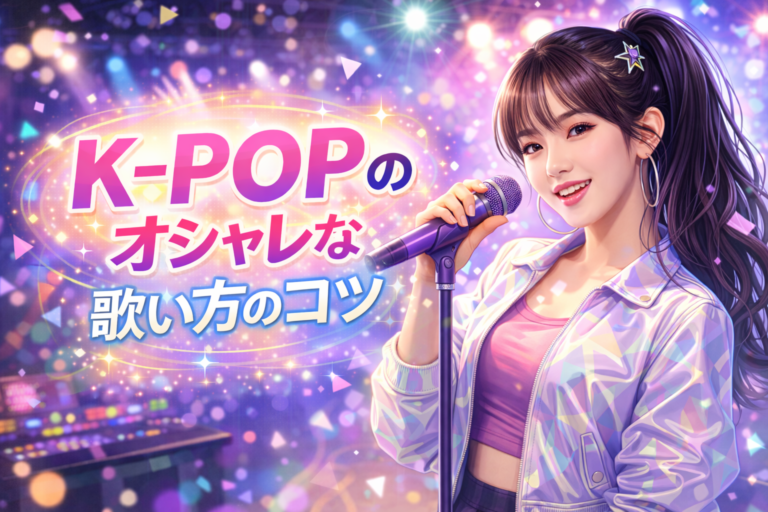 【動画付き】K-POPのおしゃれな歌い方解説🎧NAYUTAS渋谷校🎧