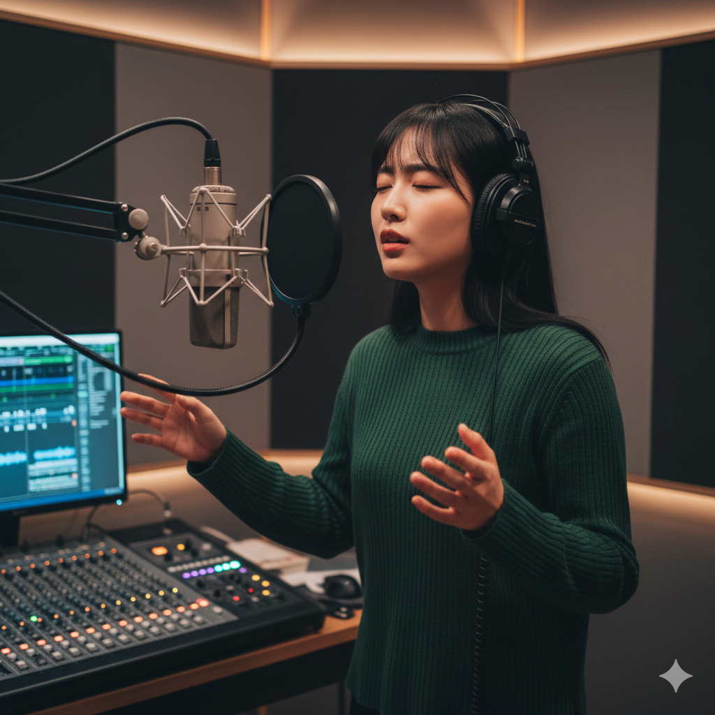 女性だけど男性の曲を歌うポイント