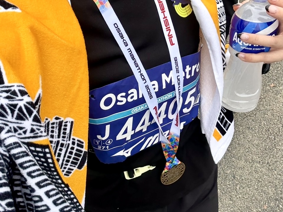 「大阪SOUL」に乗せて観光名所を巡る🏃🏻‍♀️大阪マラソン2026🎽🏅