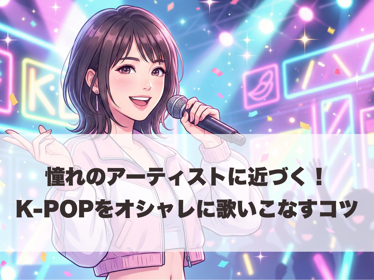 憧れのアーティストに近づく！K-POPをオシャレに歌いこなす3つのコツ ナユタス平塚校