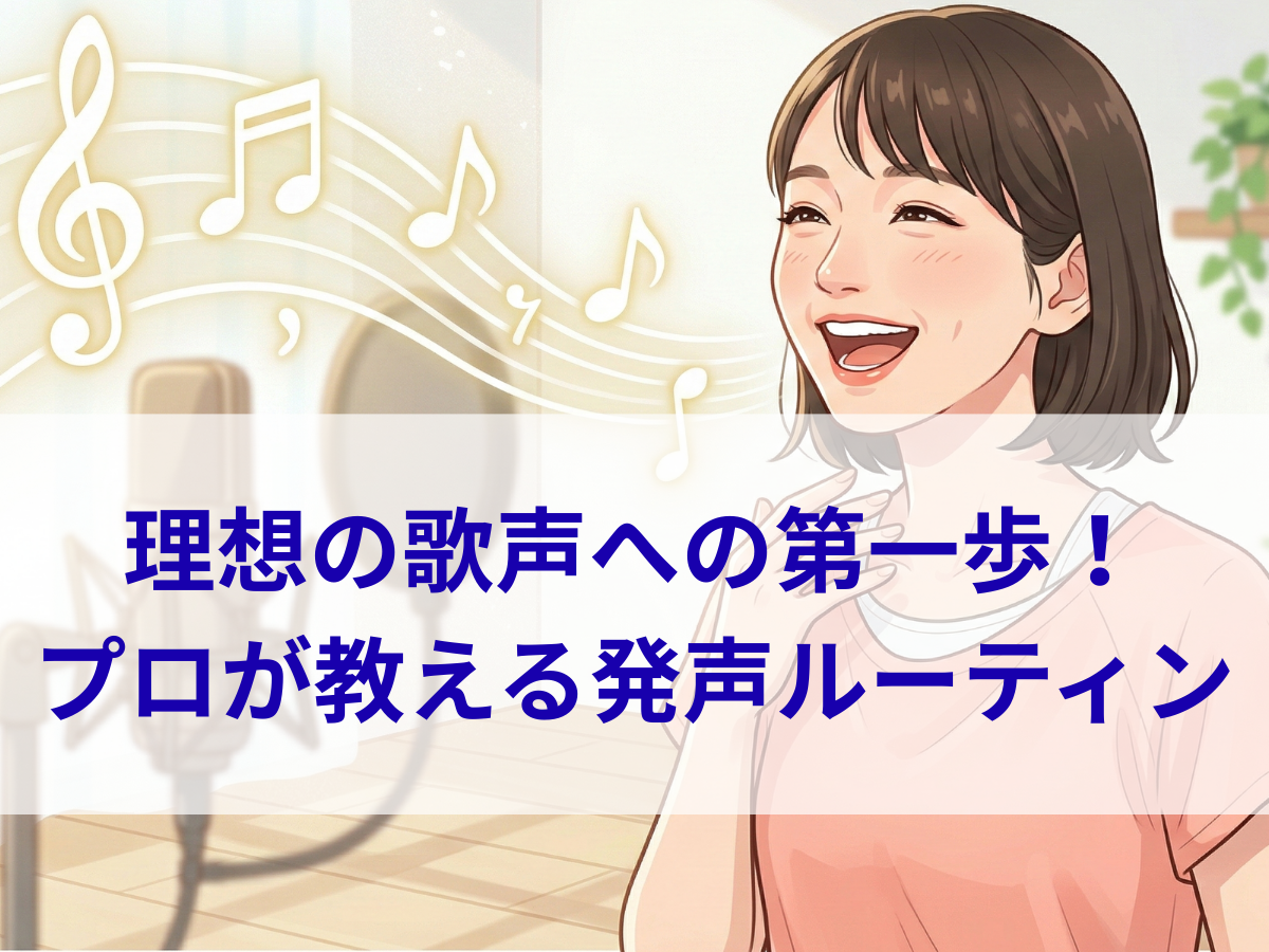理想の歌声への第一歩！プロが教える発声ルーティンの魅力｜ナユタス平塚校