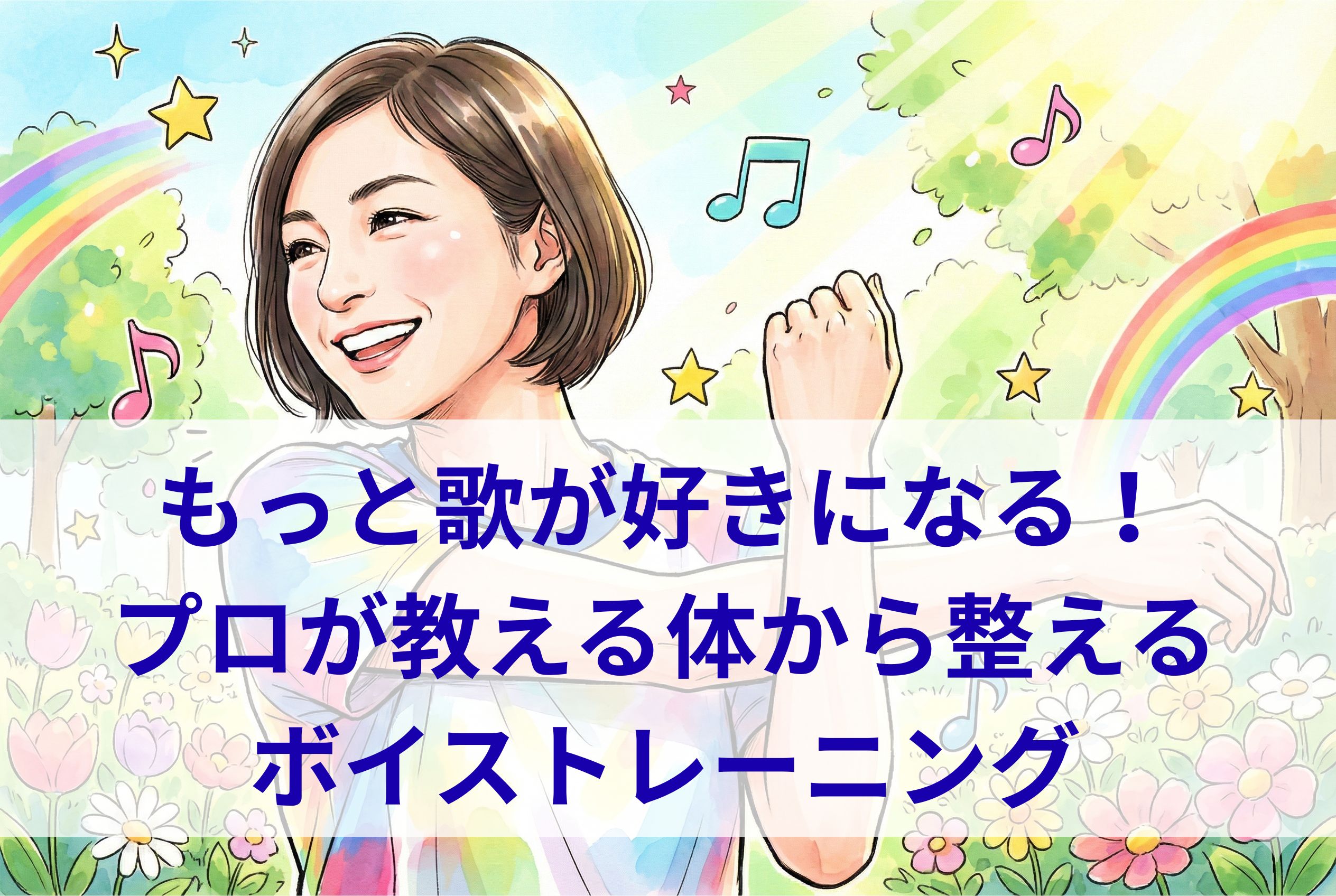 もっと歌が好きになる！プロが教える体から整えるボイストレーニングの秘訣✨ナユタス平塚校