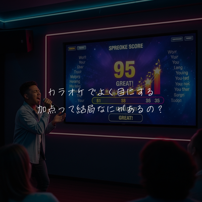 カラオケでよく目にする加点って結局なにがあるの？