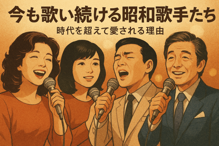 今も歌い続ける昭和歌手たち──時代を超えて愛される理由【NAYUTAS大橋校】