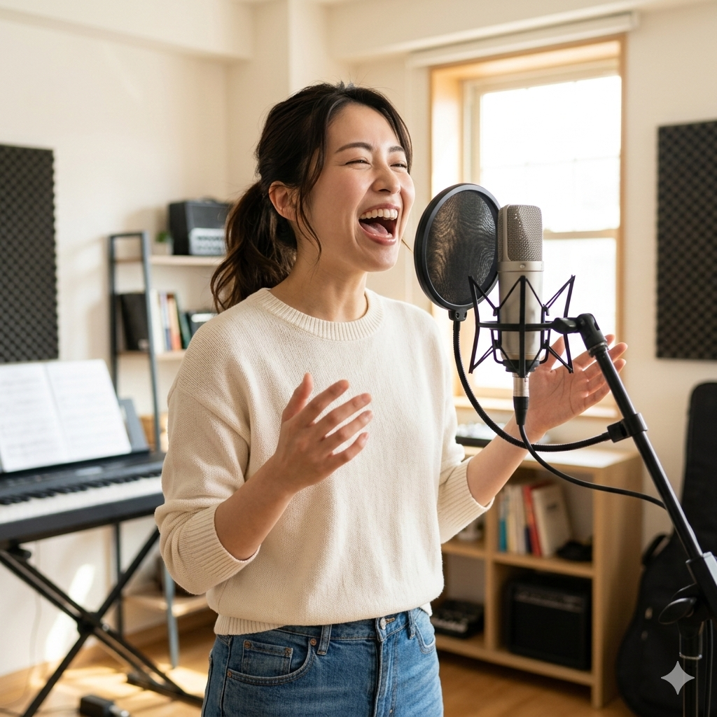 声量コントロールが身につくささやき声から地声までの練習とは？