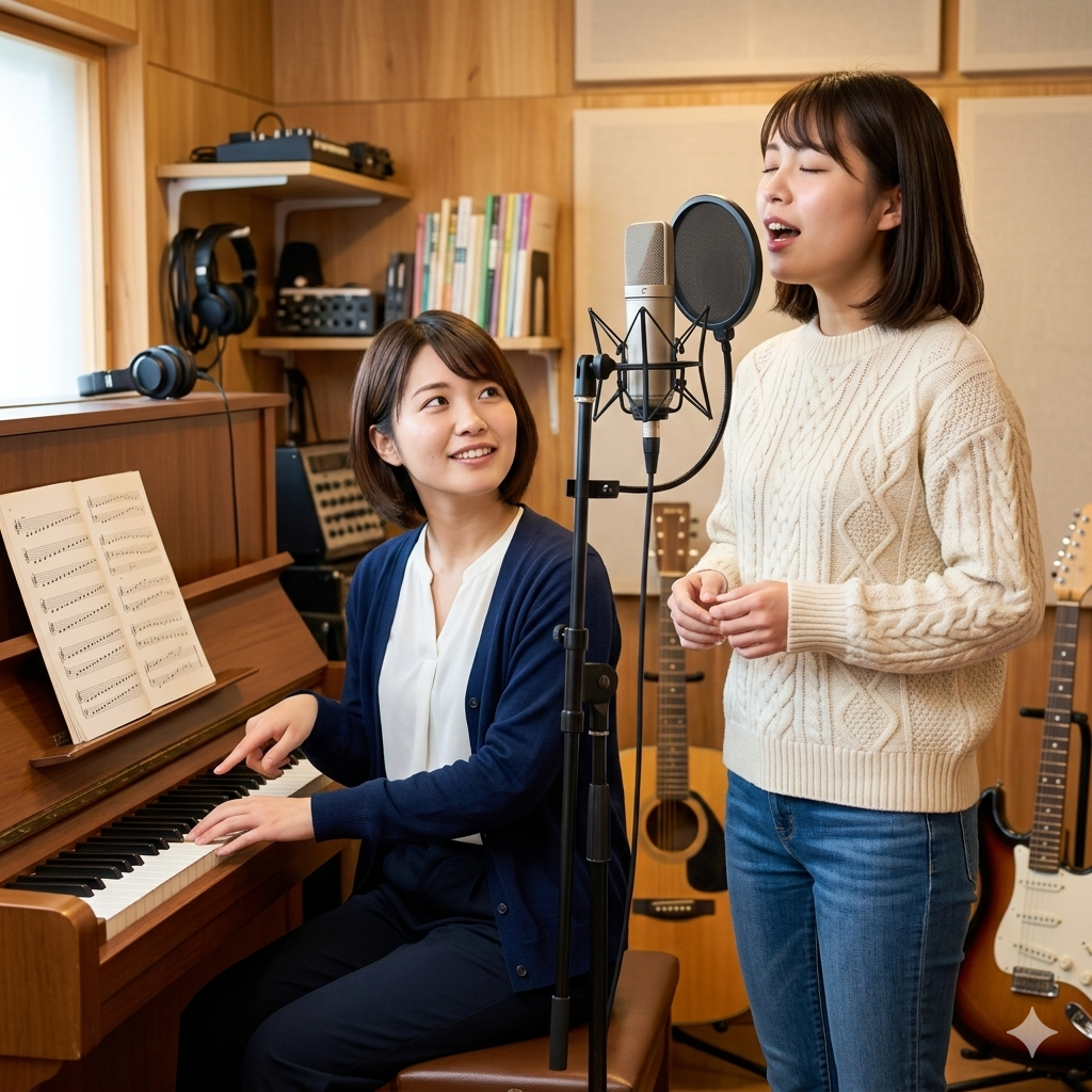 音程感覚が良くなる半音ずつ上げる階段練習とは？