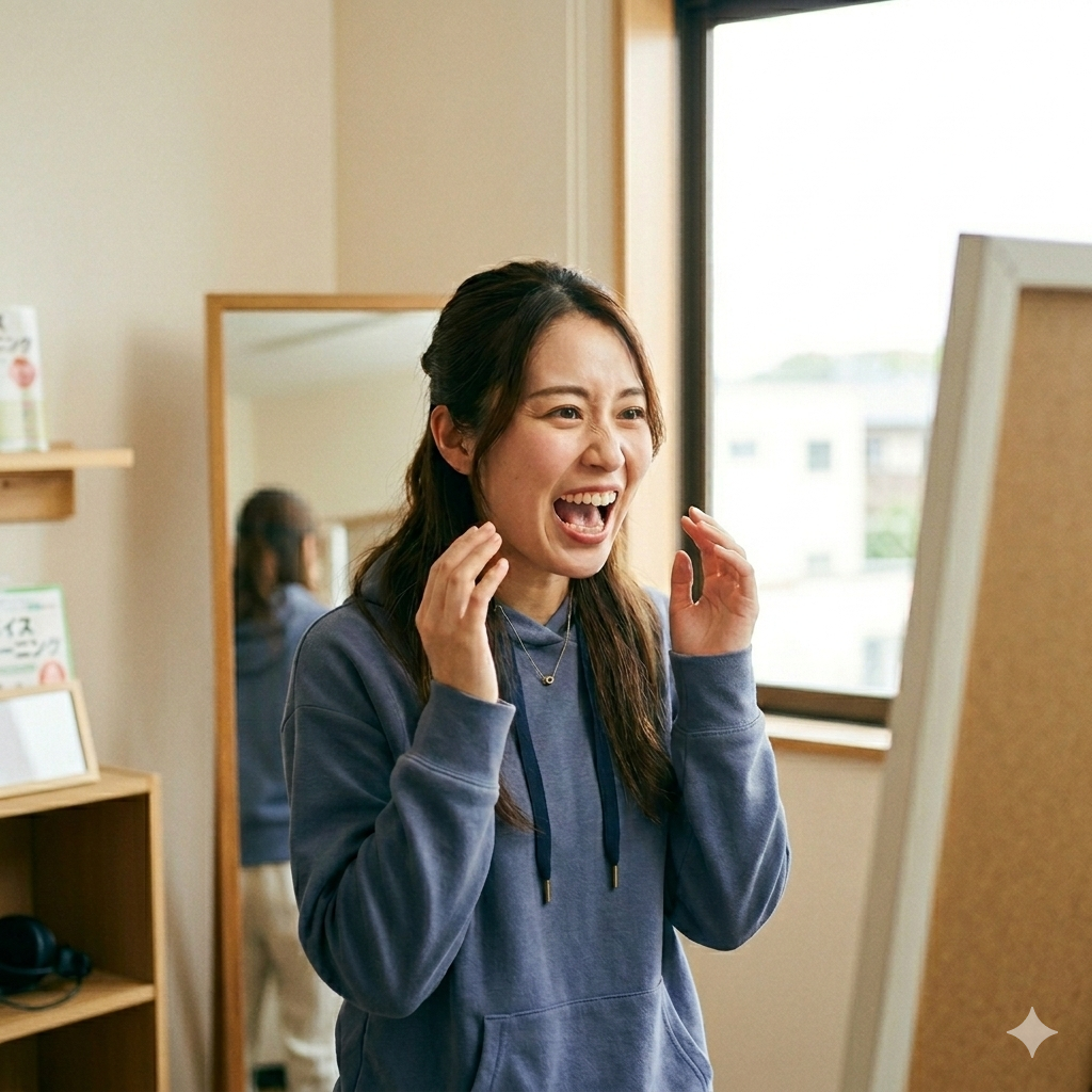 発音がクリアになる表情筋トレーニングとは？