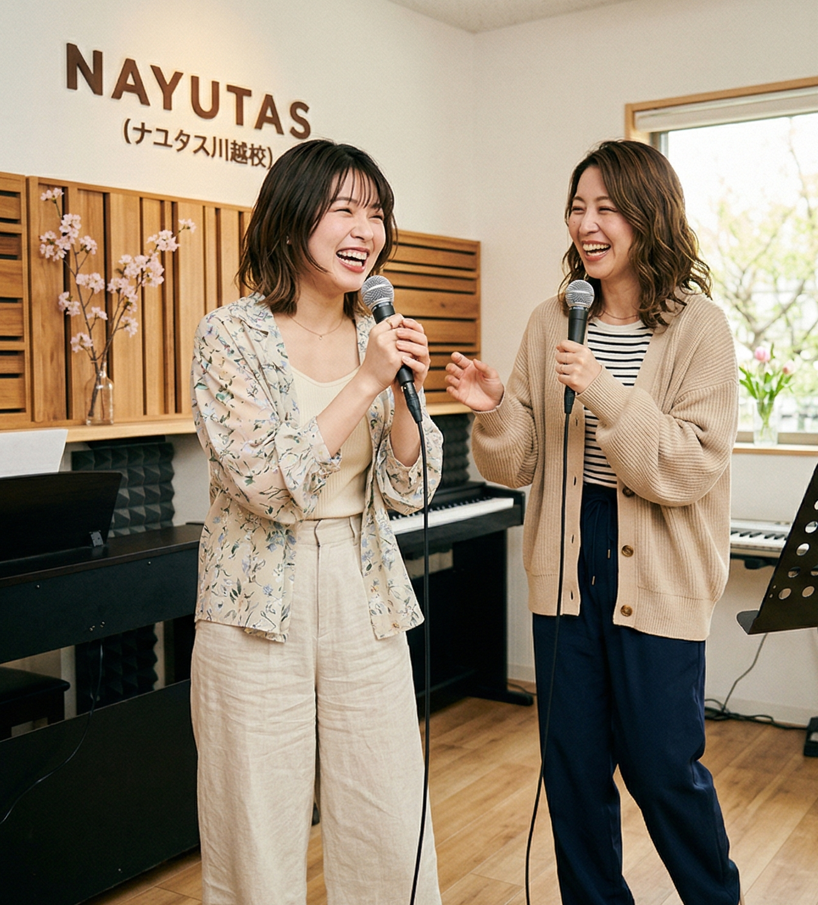 「小江戸・川越」で自分史上最高の歌声を。元劇団員や現役シンガーが在籍するナユタス川越校で、春の習い事デビュー！