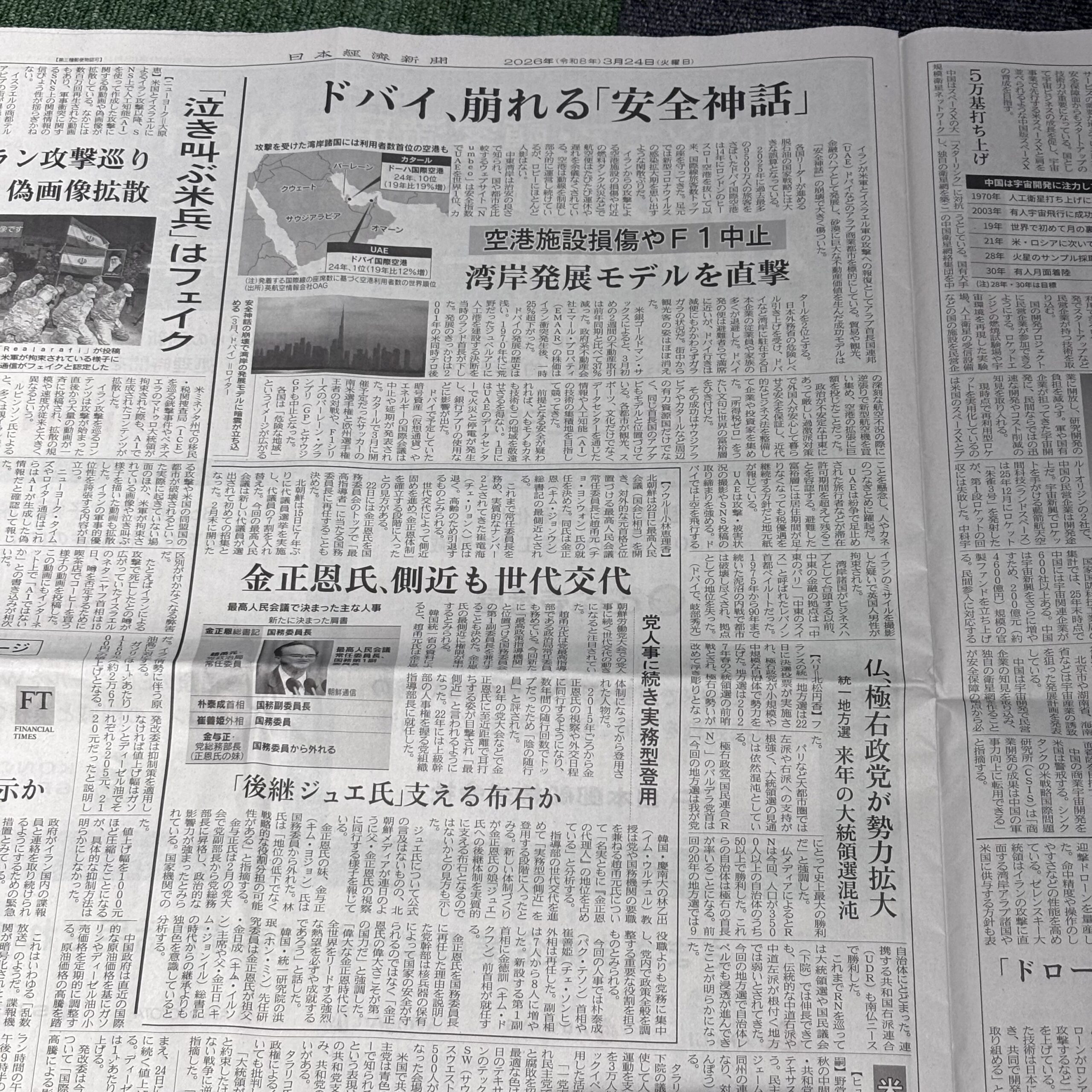 ドバイ、崩れる「安全神話」F1中止【埼玉ボイトレならナユタス川口校】