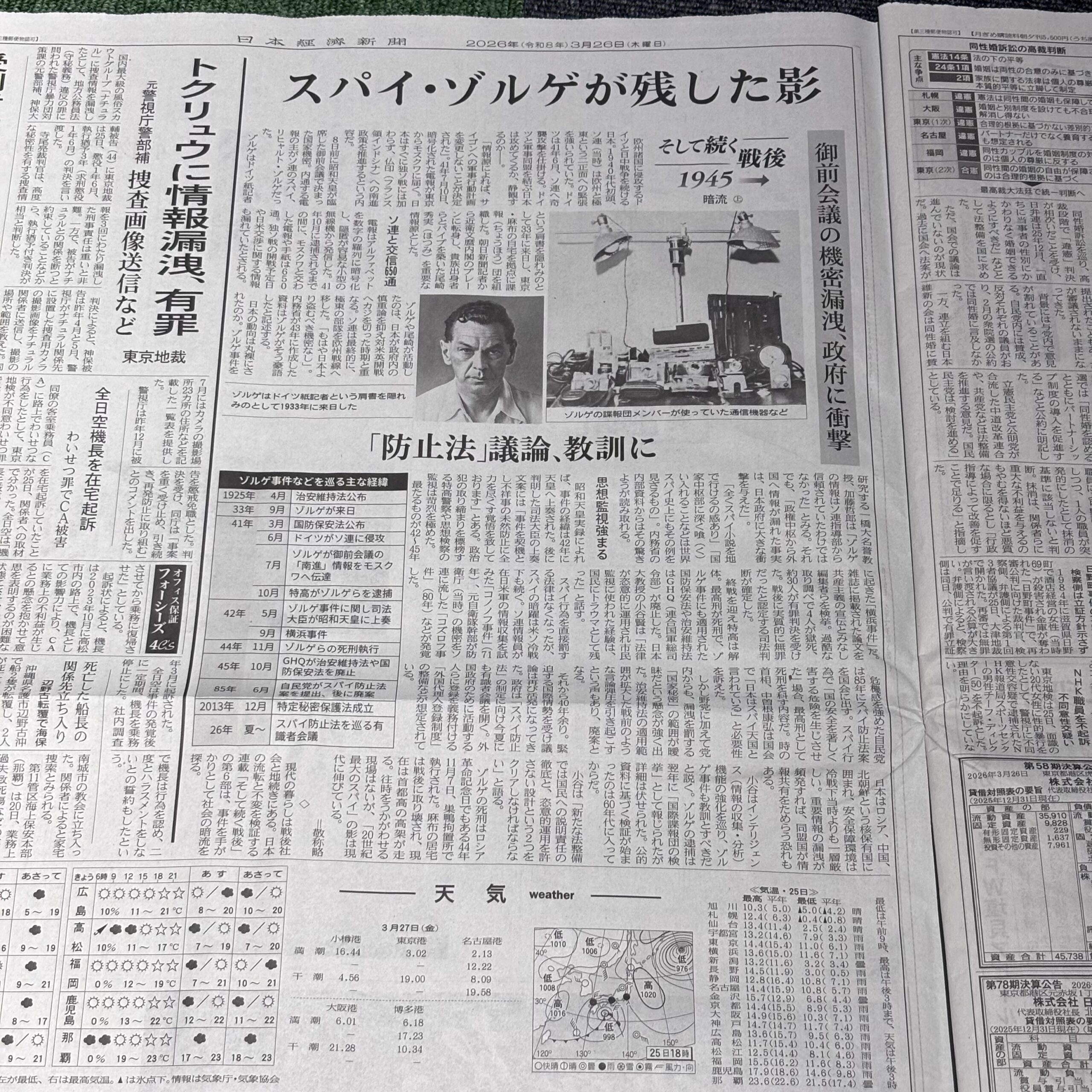 スパイ・ゾルゲが残した影【埼玉のボイストレーニングスクール・ナユタス川口校】