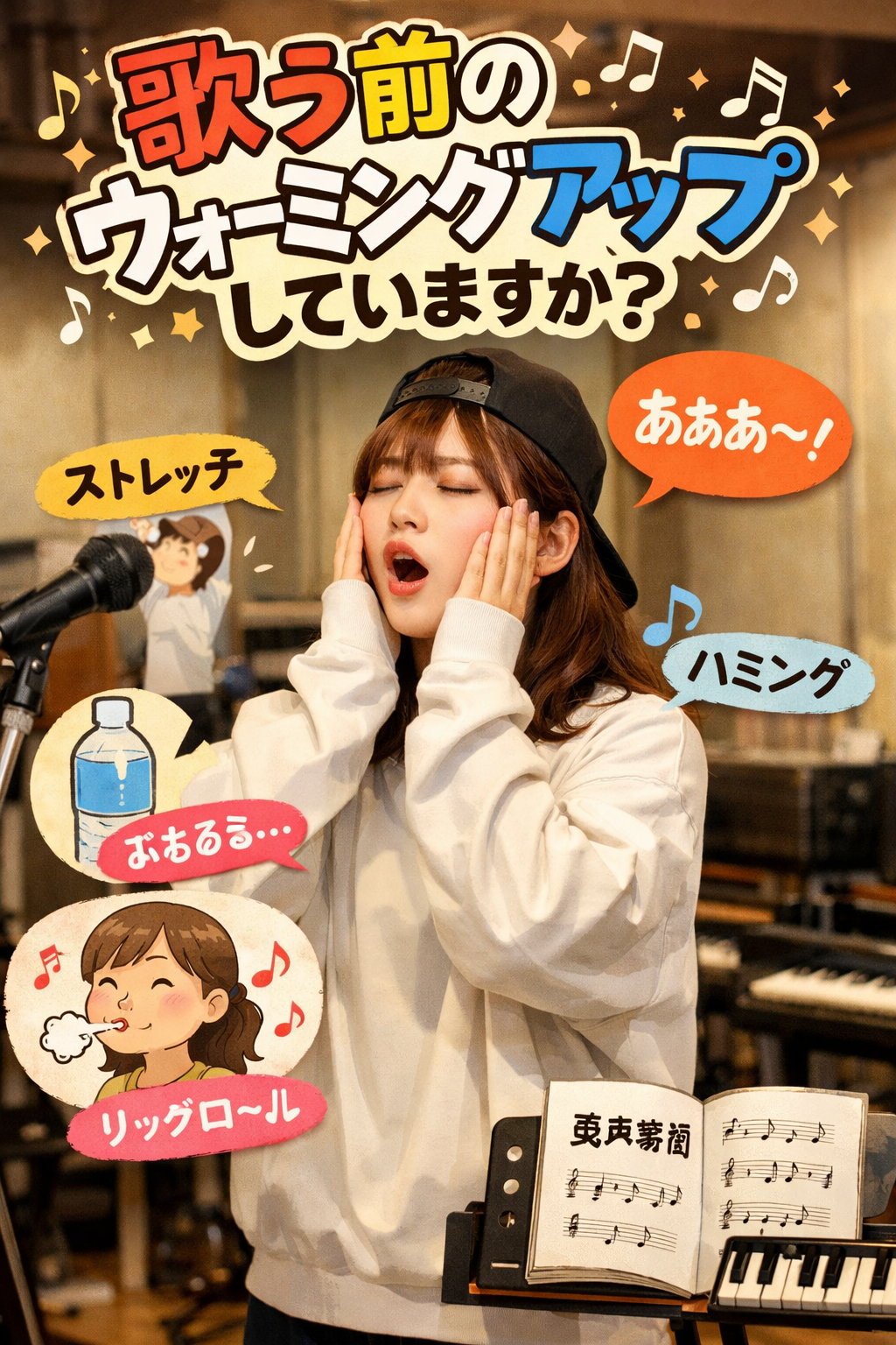 歌う前のウォーミングアップしていますか？🎧NAYUTAS渋谷校🎧