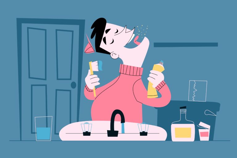 ブクブクで喉を潤す！