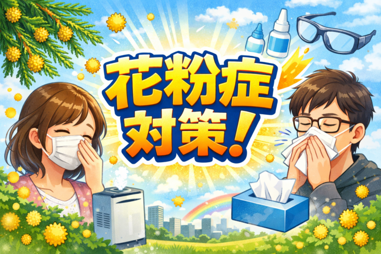 歌う人に！花粉症の対策