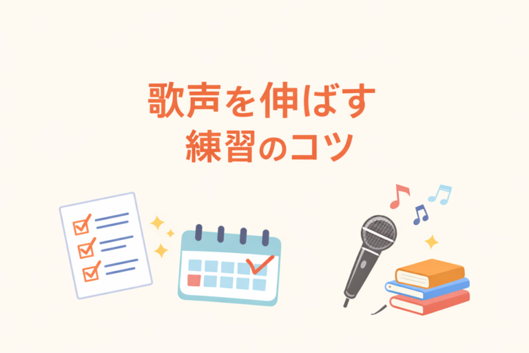 コツコツ練習することが歌声を伸ばす 〜習慣化のコツ〜