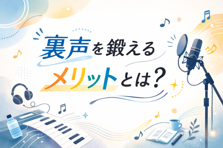 裏声を鍛えるメリットとは？歌が劇的に変わる理由
