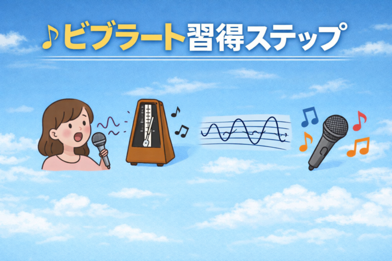 【ナユタス江坂】感情表現豊かな歌い方をするための「ビブラート」習得ステップ
