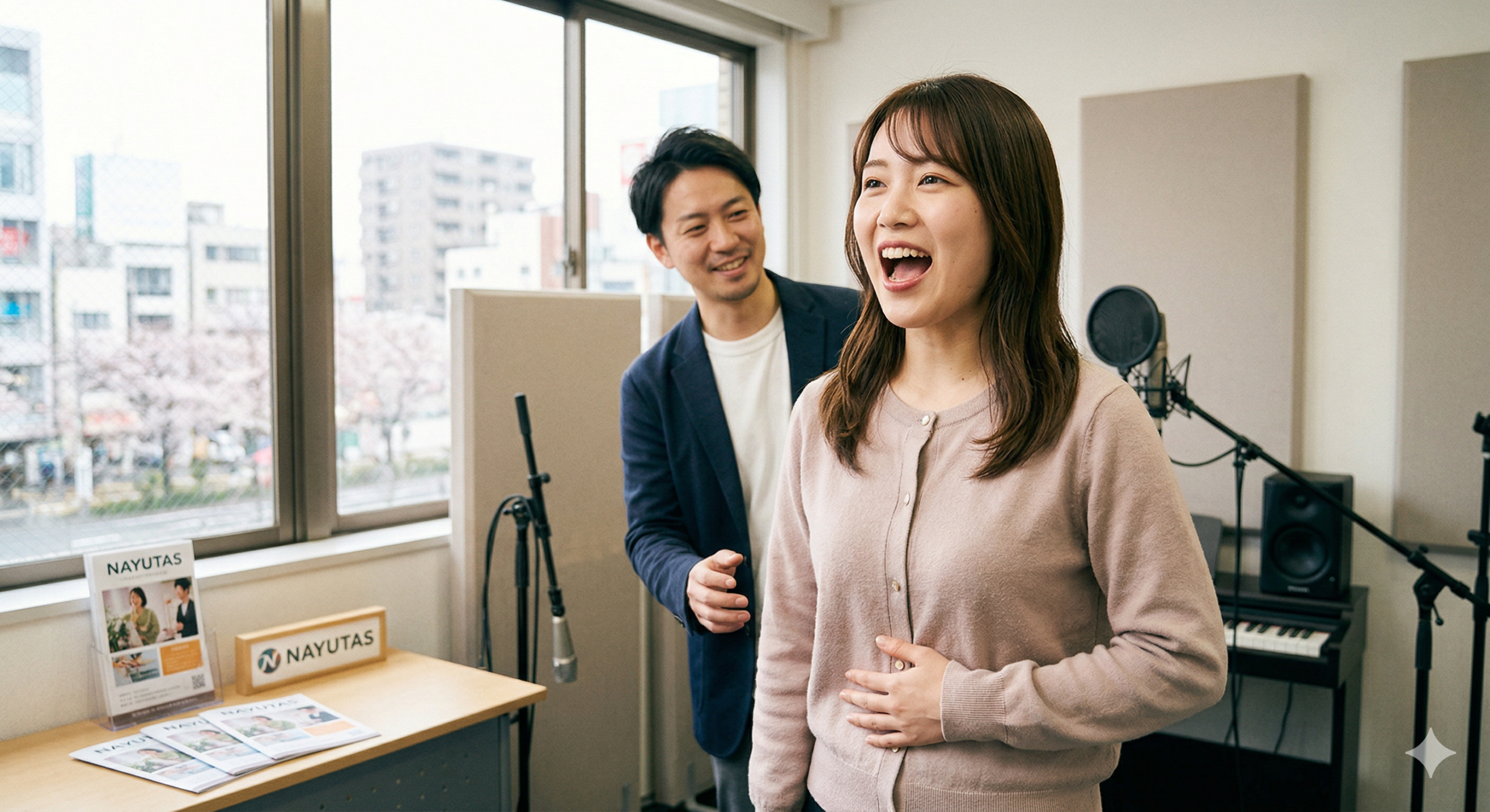 人前で話す・歌う