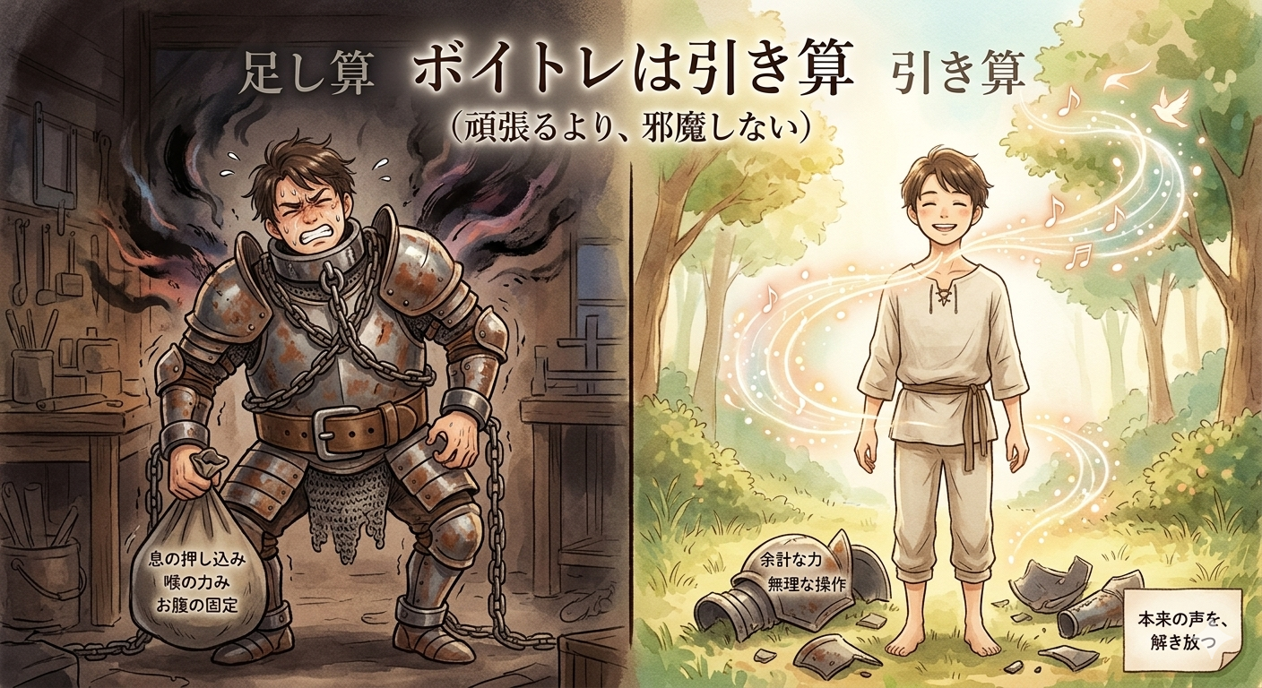 ボイトレは「引き算」です。足すほど上手くいかない理由 - NAYUTAS水戸校(助川)