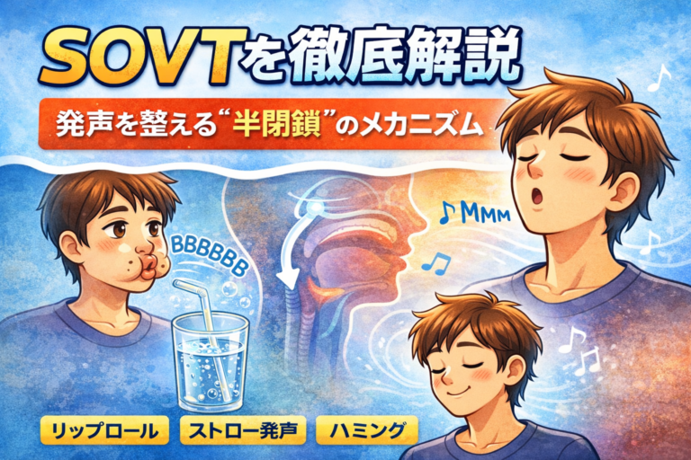 SOVT：発声を整える「半閉鎖」とは - NAYUTAS水戸校(助川)