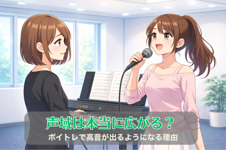 声域は本当に広がる？ボイトレで高音が出るようになる理由