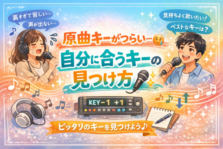 【ナユタス経堂校】原曲キーがつらい…！そんな方へ、自分に合うキーの見つけ方を解説します🎤✨
